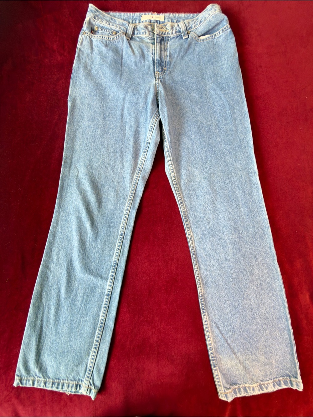 Tommy Hilfiger Light Blue Straight Leg Jeans Sz 4